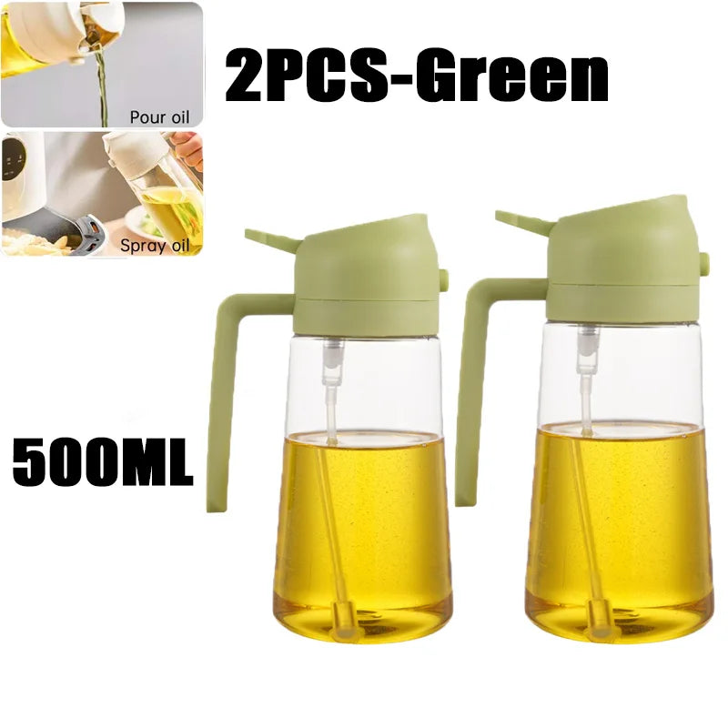 Oil Sprayer Plastic Baking Oil Spray Empty Bottle Vinegar Bottle