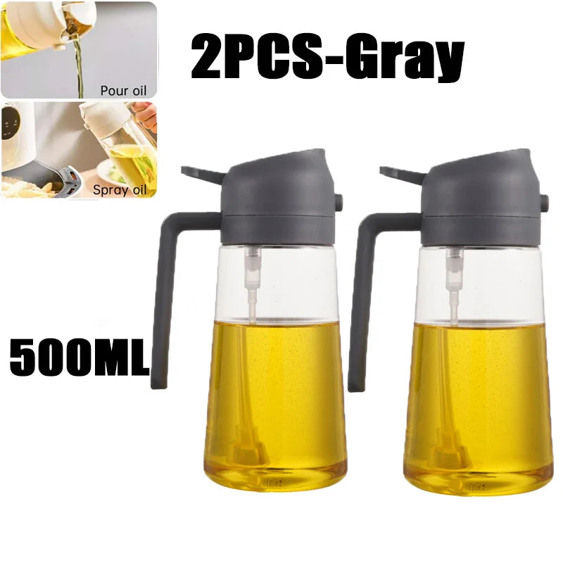 Oil Sprayer Plastic Baking Oil Spray Empty Bottle Vinegar Bottle