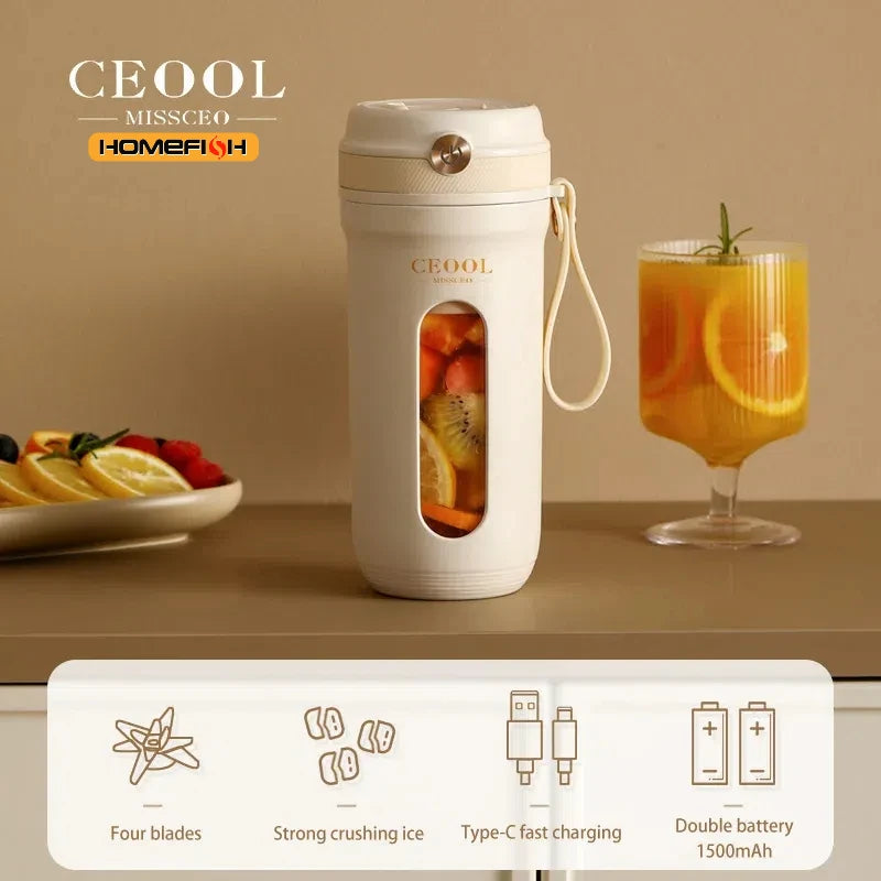 Electric Portable Blender Charging Small Quality Home Mini Fruit