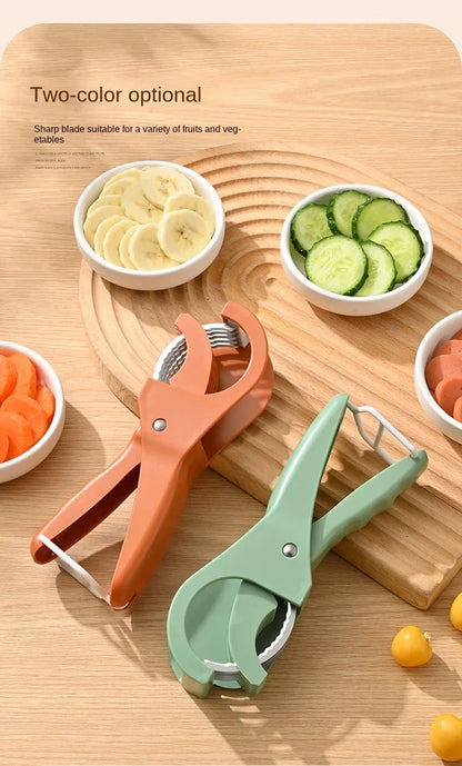 HooFun Kitchen Tools Stainless Steel Vegetable and Fruit Slicer