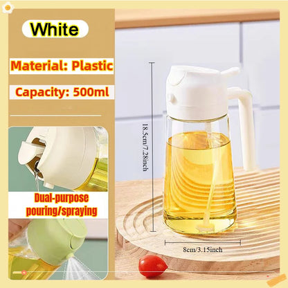 Oil Sprayer Plastic Baking Oil Spray Empty Bottle Vinegar Bottle