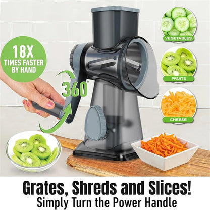 Cheese Grater Versatile Manual Vegetable Slicer Peanut Nuts Grinder