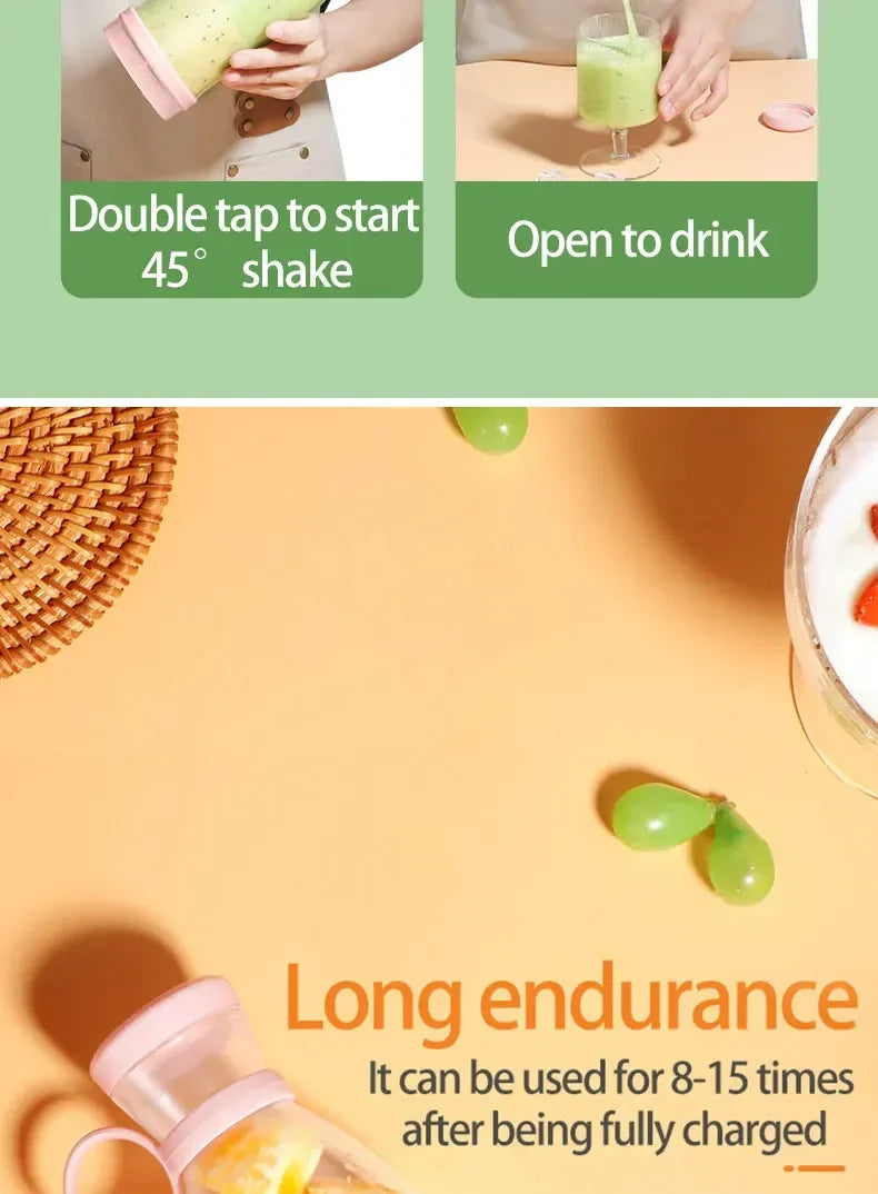 Electric Juicer Cup Blades Blender Milkshake Machine Fruit Milk