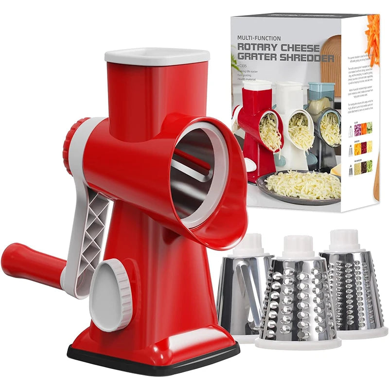 Cheese Grater Versatile Manual Vegetable Slicer Peanut Nuts Grinder