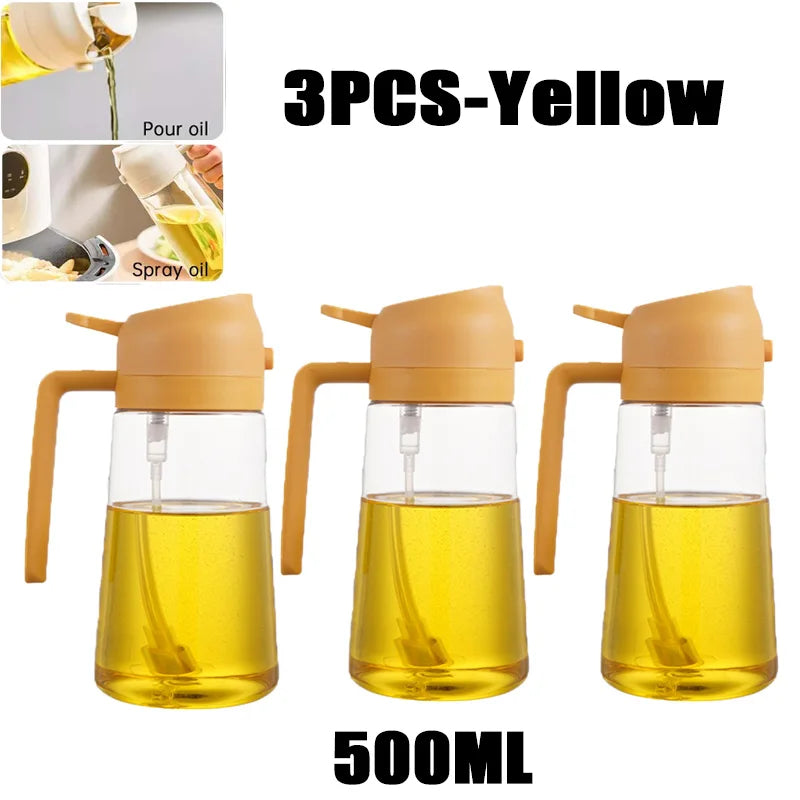 Oil Sprayer Plastic Baking Oil Spray Empty Bottle Vinegar Bottle