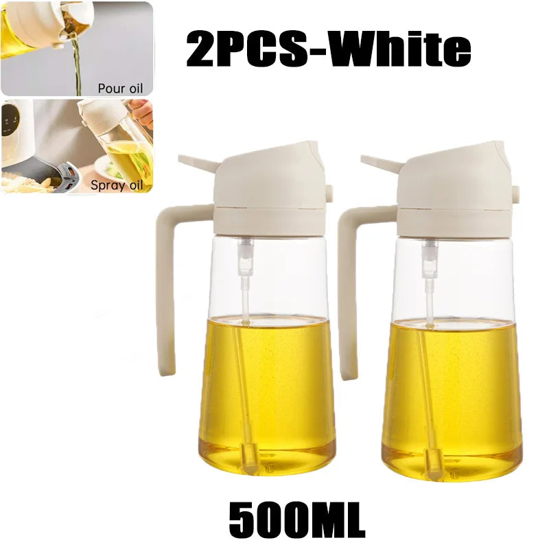 Oil Sprayer Plastic Baking Oil Spray Empty Bottle Vinegar Bottle