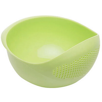 Rice Bowl Drain Basket Fruit Bowl Washing Drain Basket with Handle