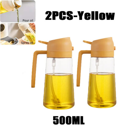 Oil Sprayer Plastic Baking Oil Spray Empty Bottle Vinegar Bottle