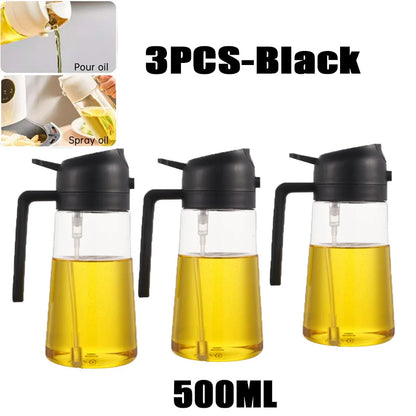 Oil Sprayer Plastic Baking Oil Spray Empty Bottle Vinegar Bottle