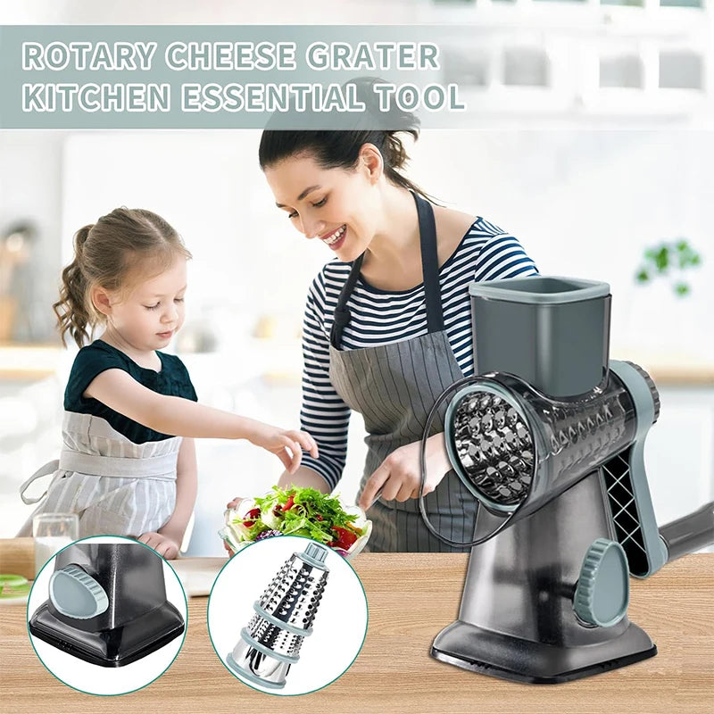 Cheese Grater Versatile Manual Vegetable Slicer Peanut Nuts Grinder