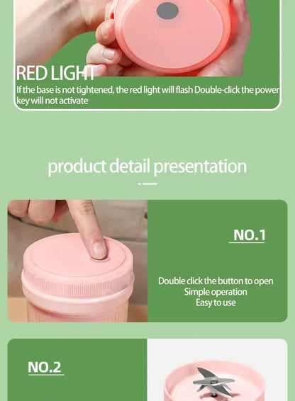 Electric Juicer Cup Blades Blender Milkshake Machine Fruit Milk