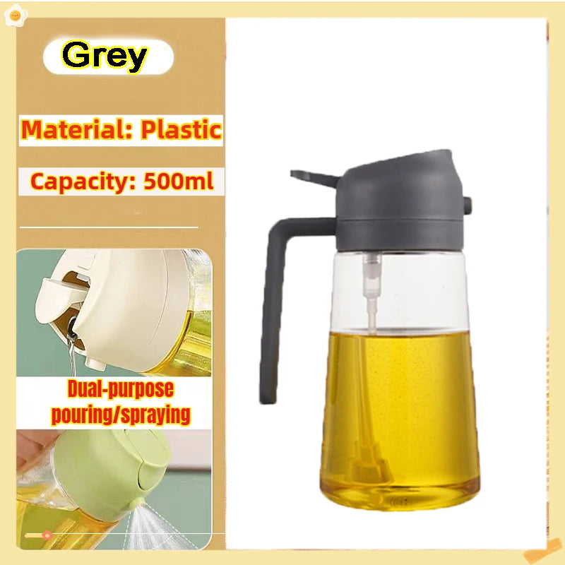 Oil Sprayer Plastic Baking Oil Spray Empty Bottle Vinegar Bottle