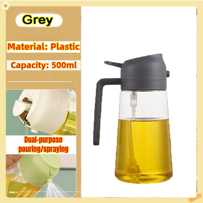 Oil Sprayer Plastic Baking Oil Spray Empty Bottle Vinegar Bottle