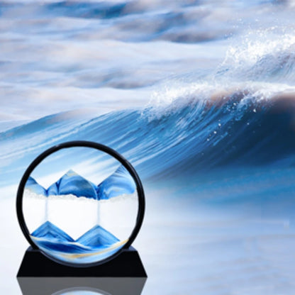 Hourglass Craft Flowing Sand Painting Office Home Decor Gift