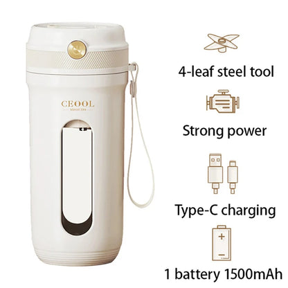 Electric Portable Blender Charging Small Quality Home Mini Fruit