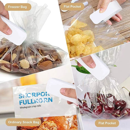 Mini Hea Bag Seal Machine Package Sealer Thermal Plastic Food Bag