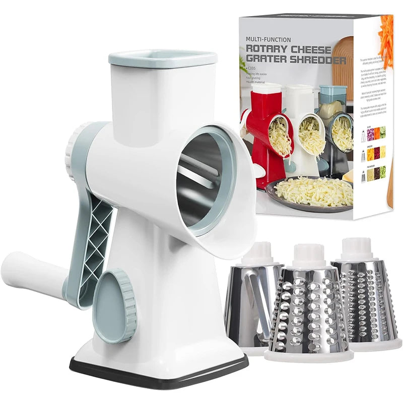 Cheese Grater Versatile Manual Vegetable Slicer Peanut Nuts Grinder