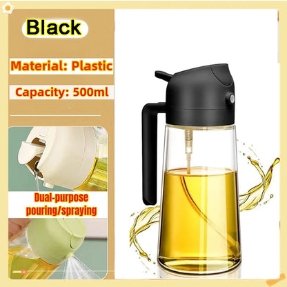 Oil Sprayer Plastic Baking Oil Spray Empty Bottle Vinegar Bottle