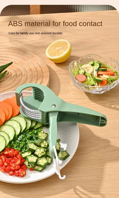 HooFun Kitchen Tools Stainless Steel Vegetable and Fruit Slicer